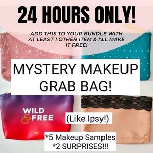 FREEBIE Makeup Bag With 5 Products and 2 Surprises